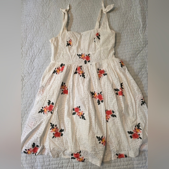 Hearts And Found Dresses & Skirts - Hearts And Found Floral Embroidered Dress XXXL